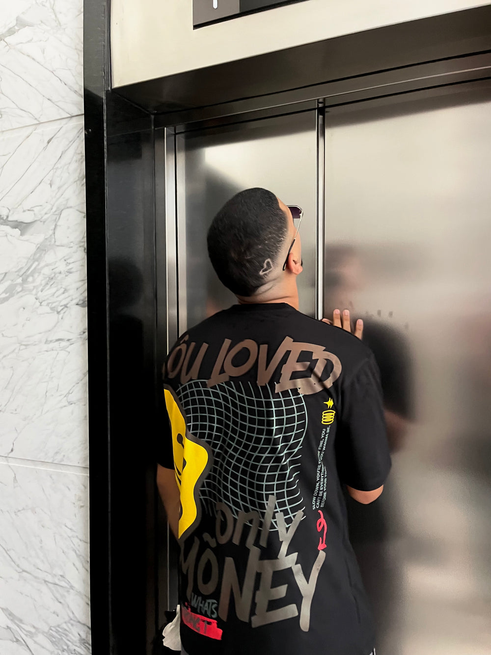 YOU LOVED ONLY MONEY TEE — BLACK