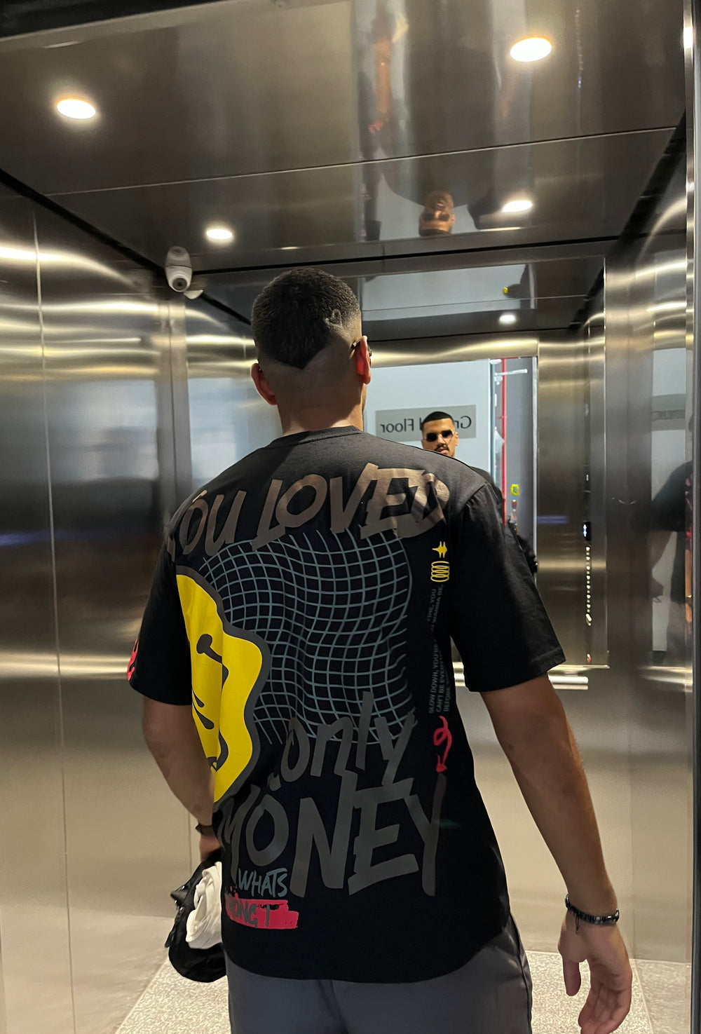 YOU LOVED ONLY MONEY TEE — BLACK