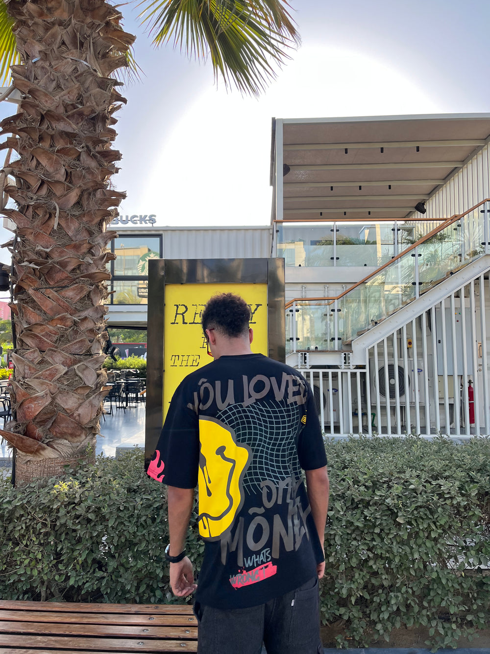 YOU LOVED ONLY MONEY TEE — BLACK