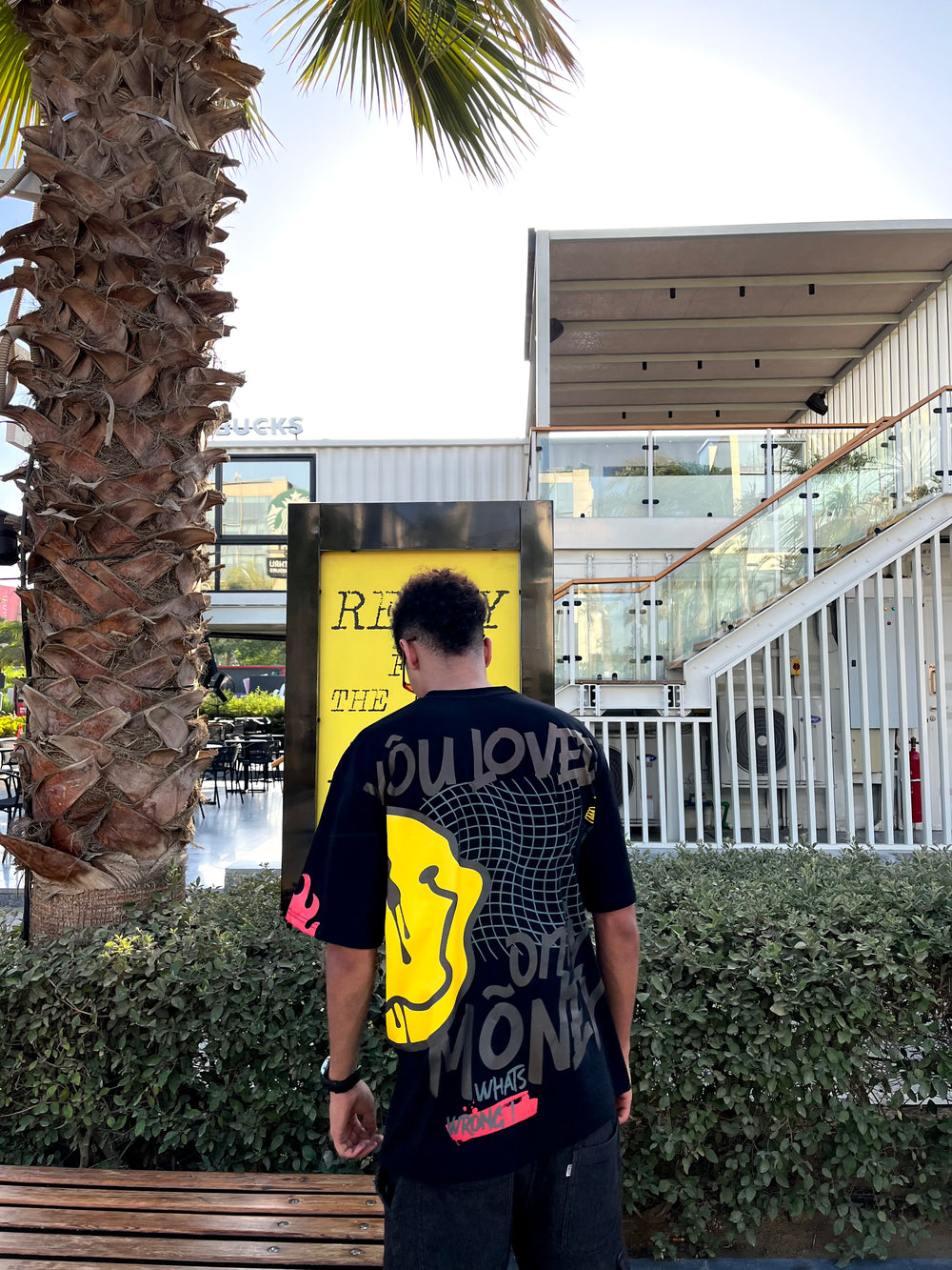 YOU LOVED ONLY MONEY TEE — BLACK