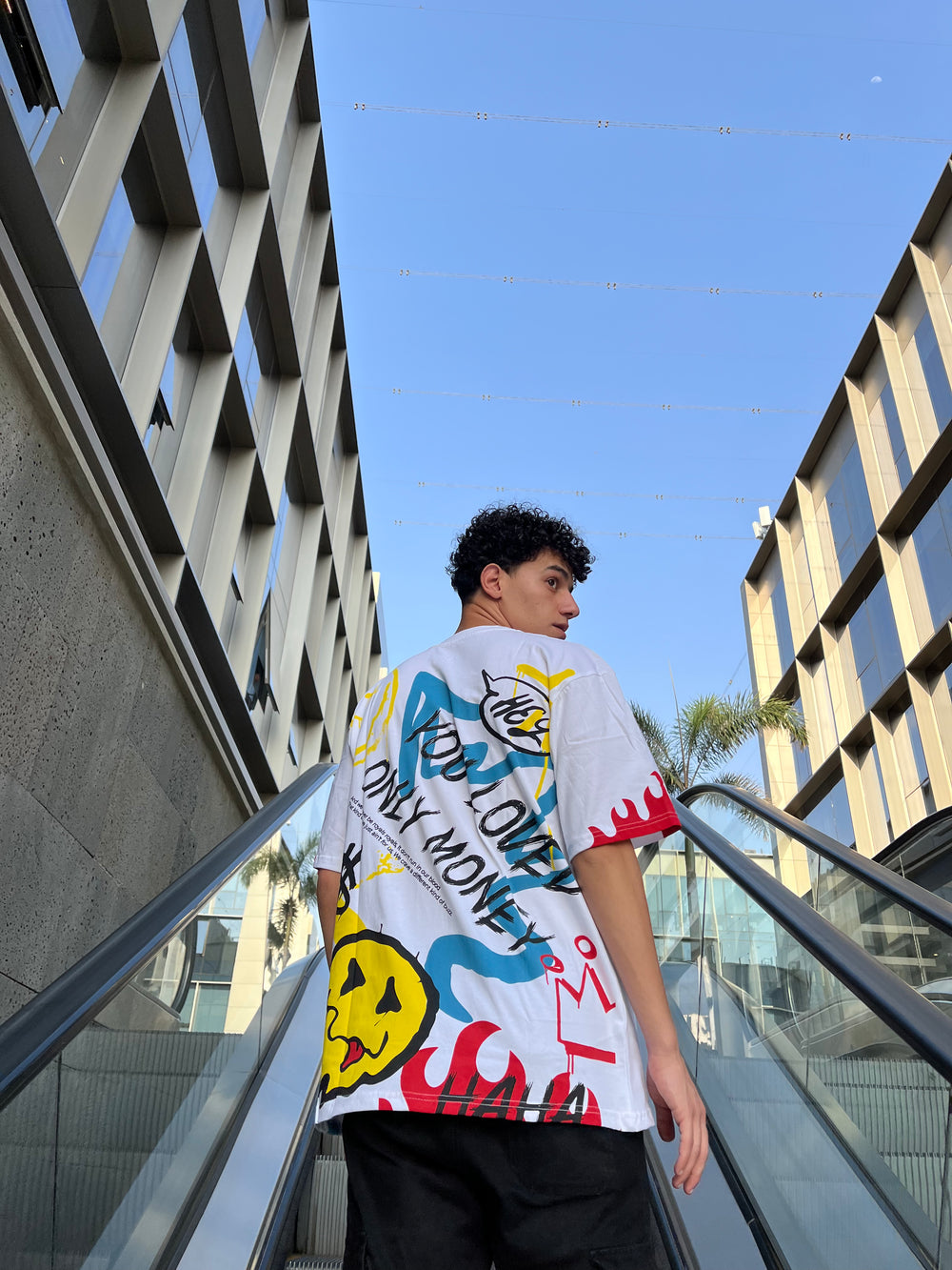 YOU LOVED ONLY MONEY TEE — WHITE