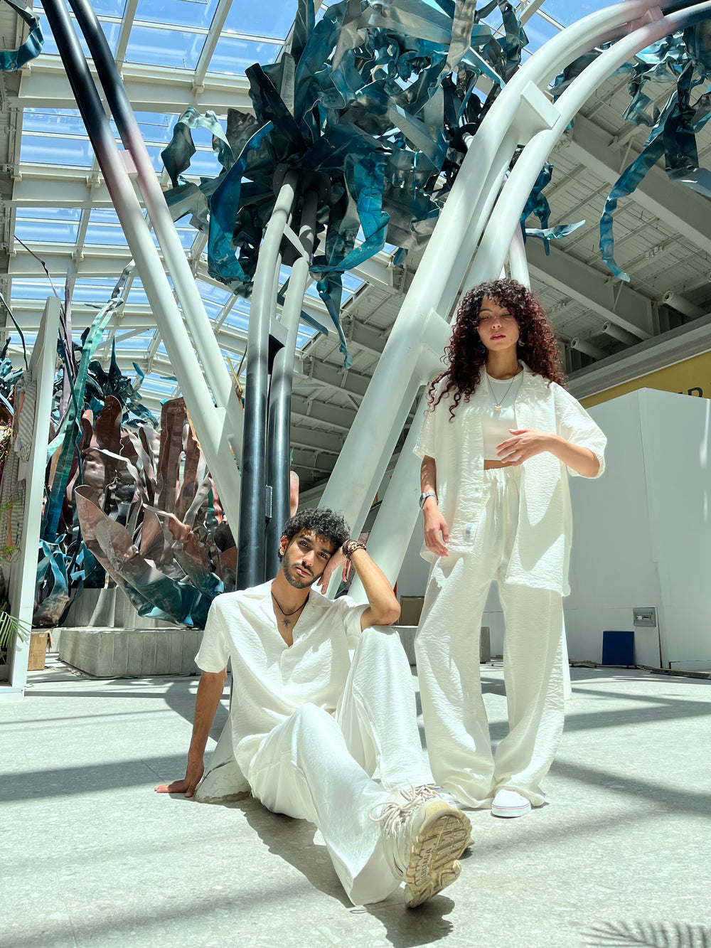 ON THE CLOUDS LINEN PANTS