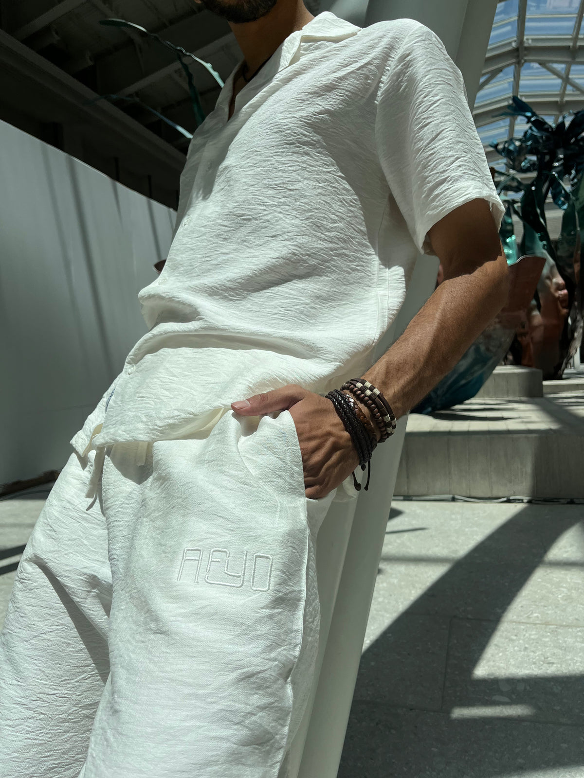 ON THE CLOUDS LINEN PANTS